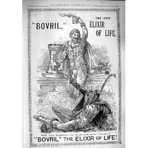  1890 Advertisement Bovril Elixir Life Mephistopheles