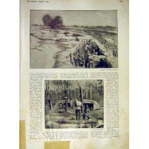  Front Line Trenches War Ww1 Ploegsteert Wood 1915