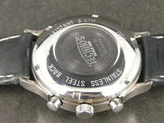 SWISS Technos silver dial blue steel hand auto date Valjoux 7750 