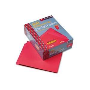  Smead® Shelf Master® Colored End Tab Folders With Double 