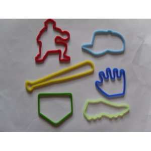  Baseball Silly Bands (12 Pack) Toys & Games