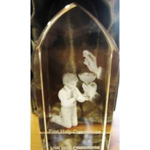  3 Boy First Holy Communion Etched Glass (JC 4410 