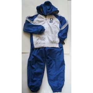  Reebok Indianapolis Colts Boys 2 Piece Sweatsuit Size 5 