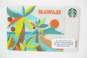 Starbucks Hawaii Starbuckscard 2010 No $ Value  