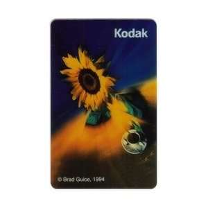   Card 5m Kodak Sunflower (1994 Brad Guice) Recyclable Kodak Duraflex