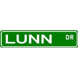  LUNN Street Sign ~ Family Lastname Sign ~ Gameroom 