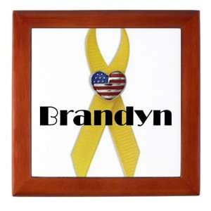  Military Backer Brandyn (Yellow Ribbon) Keepsake Box