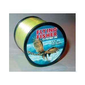 Flying Fisher Co Polymer Line 1/4lb Spool, Fluorescent Green  