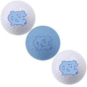  North Carolina Tar Heels (UNC) 3 Pack Golf Balls Sports 