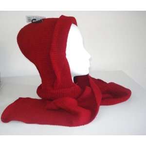   Scarf Knit Winter Scarves Neckwarmer Head Wrap Red 