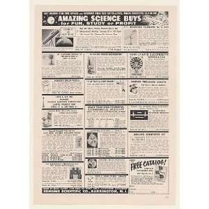  1962 Edmund Scientific Co Amazing Science Products Print 