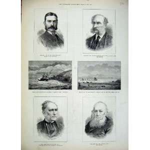  1881 Elliot Macdonnell Ship Cornwall Bennett Gould Men 