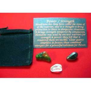  Power and Strength Medicine Pouch ~ Gemstones Warrior 