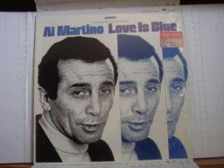 Al Martino LOVE IS BLUE   Vinyl LP NM  