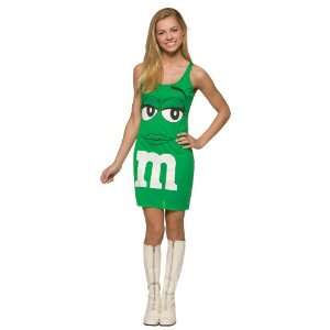   Imposta M&M Green Tank Dress Teen Costume / Green   One Size (13 16