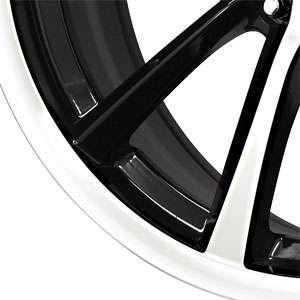 New 16X7 5 110/5 115 Mb Viper Black Machined Face Wheels/Rims