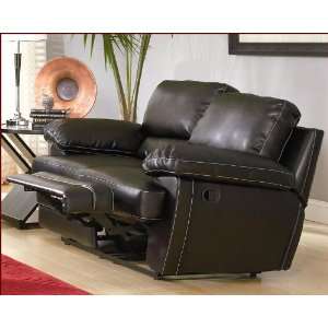  Malloy Casual Contemporary Leather Reclining Love Seat 