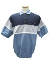French Terry Banded Bottom Polo Shirt