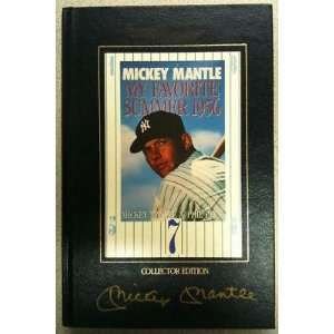  Mickey Mantle SIgned Collector Edition Book JSA LOA 