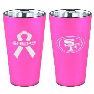  San Francisco 49ers Breast Cancer Awareness Lusterware 