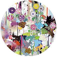 Takashi Murakami Print Kansei Korin Abstraction Flowers (2010) Signed 