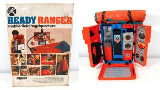 Vintage READY RANGER MOBILE FIELD HEADQUARTERS Backpack in Box AURORA 
