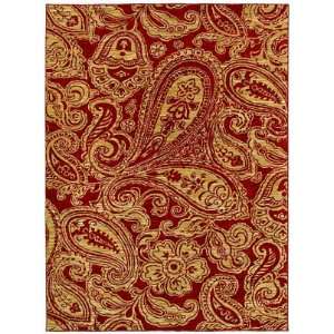  Shaw Mirabella Verona Red 2800 3 x 5 Area Rug