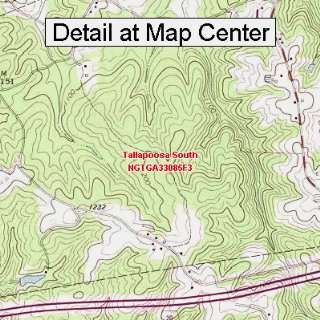  USGS Topographic Quadrangle Map   Tallapoosa South 
