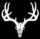   Decal Mule Deer skull hunt antlers bones hunting sticker country