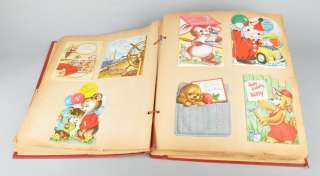  , but overall condition is EXCELLENT   Cards are pasted into the book