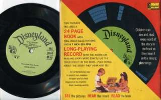 Peter & The Wolf Disneyland Record/Book See Hear Read English EEP728