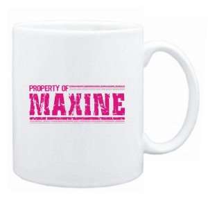  New  Property Of Maxine Retro  Mug Name