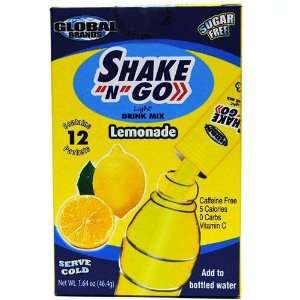 SHAKE N GO LIGHT LEMONADE DRINK MIX  Grocery & Gourmet 
