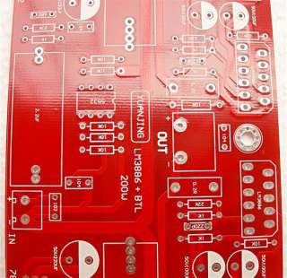 YJ PCB 300W Mono LM3886 X 4 + NE5532 Double Side Board  