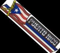Puerto Rico Puerto Rican Flag Bumper Sticker NEW  
