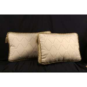 Designer Brocade with Luxurious Chenille Decorative Box Pillows