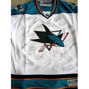  San Jose Sharks Autographed / Signed Hockey Jersey 