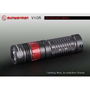   Flashlight with CREE XM L T5 LED, 408 Lumens   Uses 1 x CR123A Battery