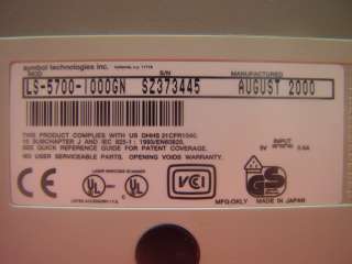 Symbol Barcode Scanner Reader LS 5700 1000GN  