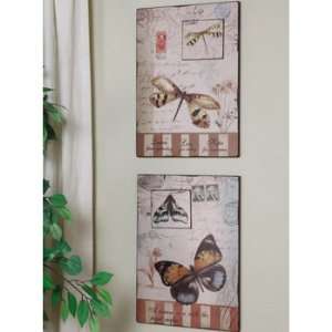  Butterfly and Dragonfly Wood Wall Plaques Baby