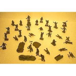  RARE Airfix British Paratroops Soldiers Complete set 