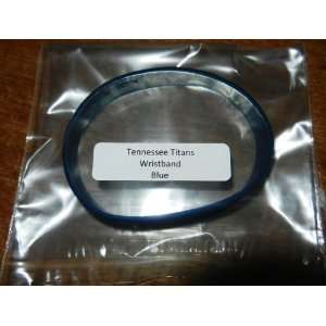    Tennessee Titans Wristband   Blue (Repack) 