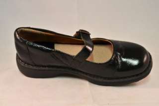 Womens BORN Mary Jane Shoes Flats Black Patent Leather (Size 4/36) EUC 