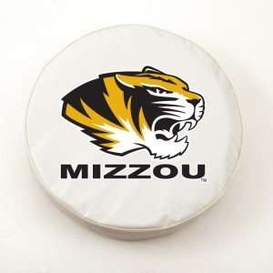  Missouri Tigers White Tire Cover, Large