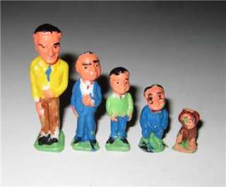 1961 Cecil Coleman SUPERCAR set of figures mike mercury  