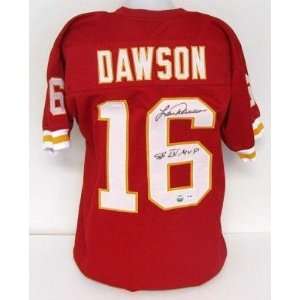   Len Dawson Jersey   SB IV MVP inscr PSA   Autographed NFL Jerseys