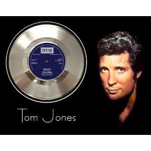  Tom Jones Delilah Framed Silver Record A3 Electronics