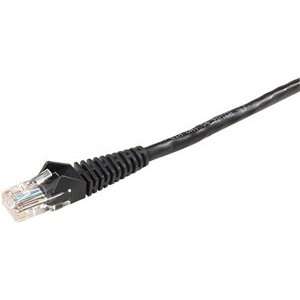 25 ft. Cat5e Snagless Patch Cable Black Electronics