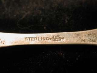 Webster sterling 5 3/16 long pastry server lily of the valley handle 