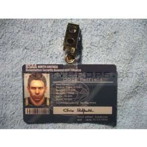  BSAA ID Card Resident Evil 5 Biohazard North America 